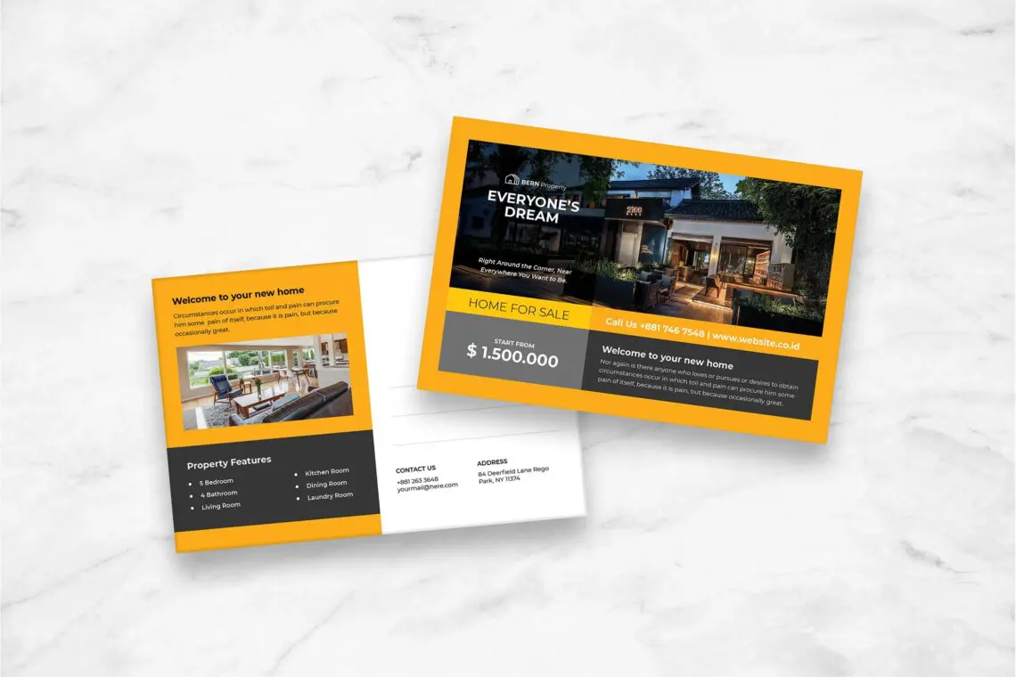 postcard property sale