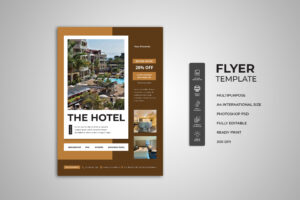 the hotel promotion flyer
